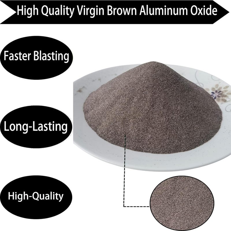 SACKORANGE 6 LBS #120 Aluminum Oxide - Fine Sand Blasting Abrasive Media for Blasting Cabinet or Blasting Guns (6 pounds-120 Grit) - Image 2